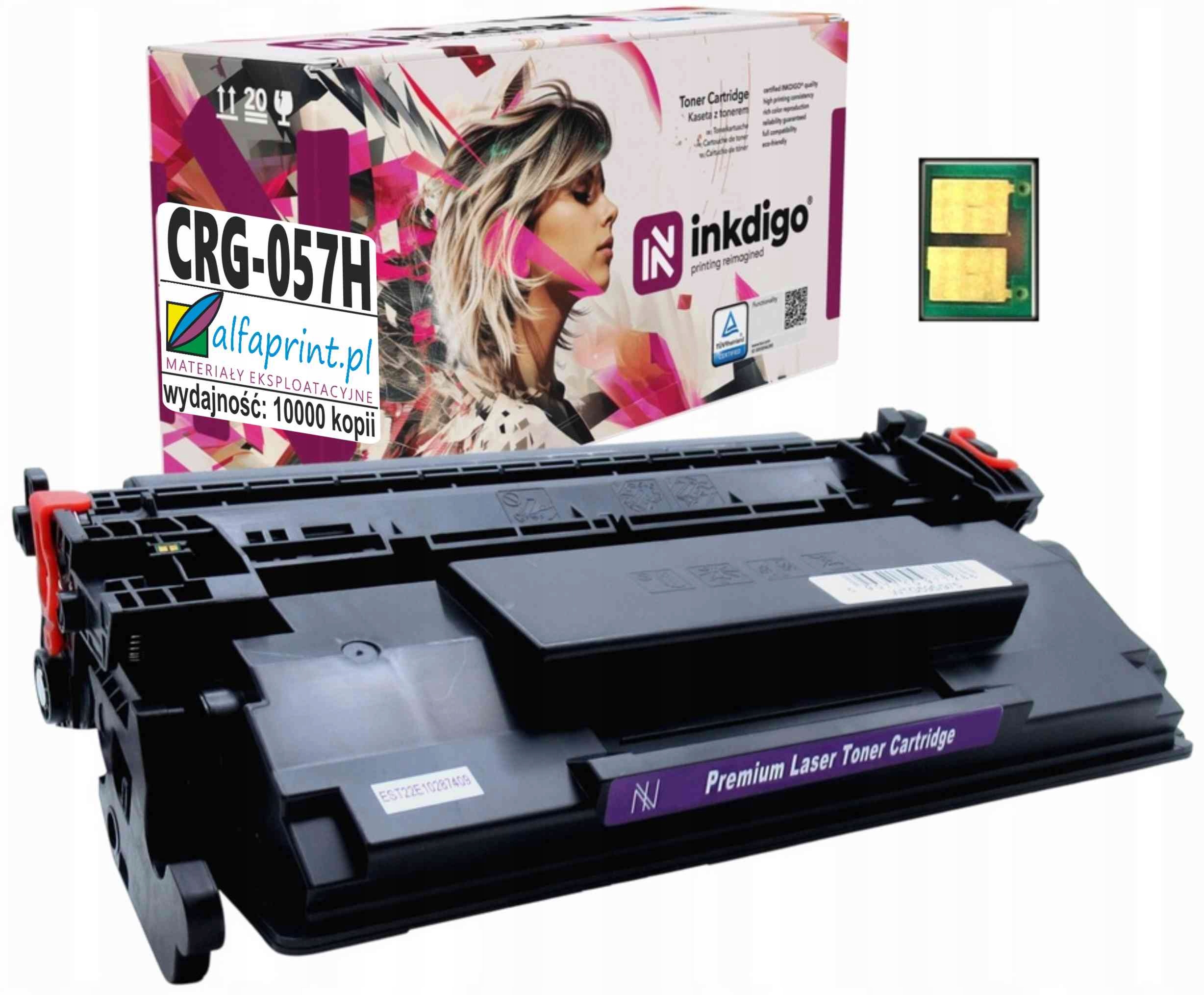 CRG-057H XL pro Canon i-SENSYS LBP-223 LBP-226 MF443dw MF449dw s čipem