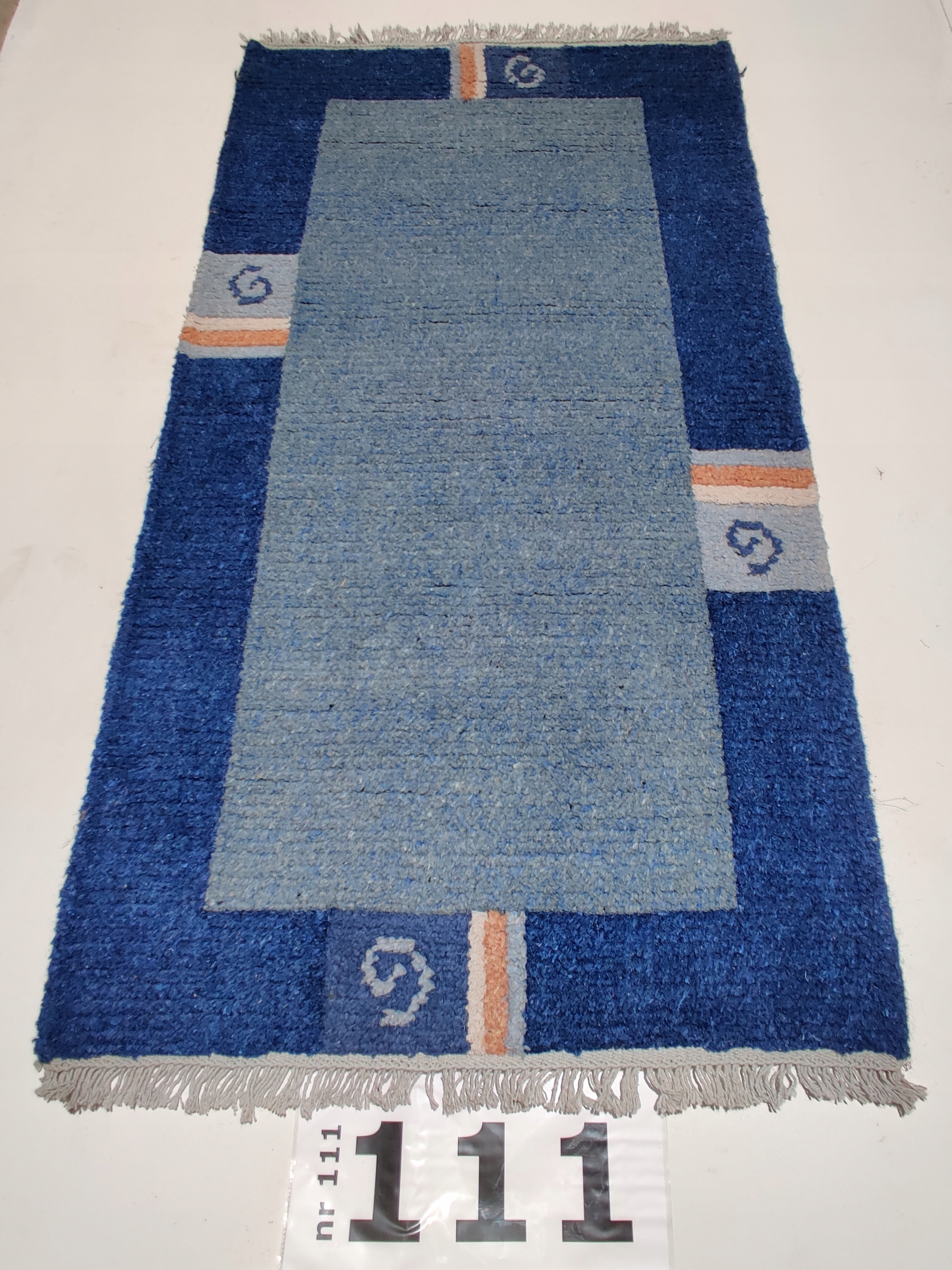 Bardzo gruby ciepły 100% Naturalny Dywan Wełniany 70x140 BOHO Handmade Grubość 20 mm