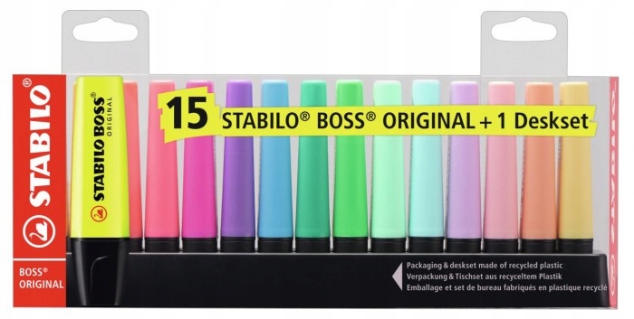 

Zakreślacz Stabilo Boss Pastel 15 szt