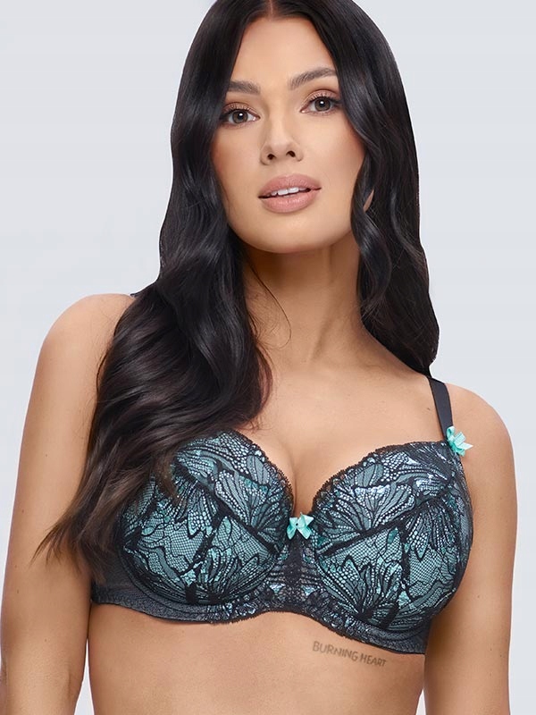 Vyztužená krajková podprsenka Geisha K27 big Dalia Lingerie 75E