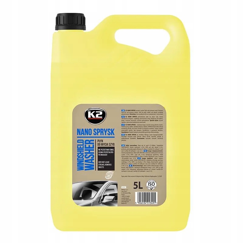 Płyn do spryskiwaczy K2 Nano Sprysk K525 letni 5 litrów