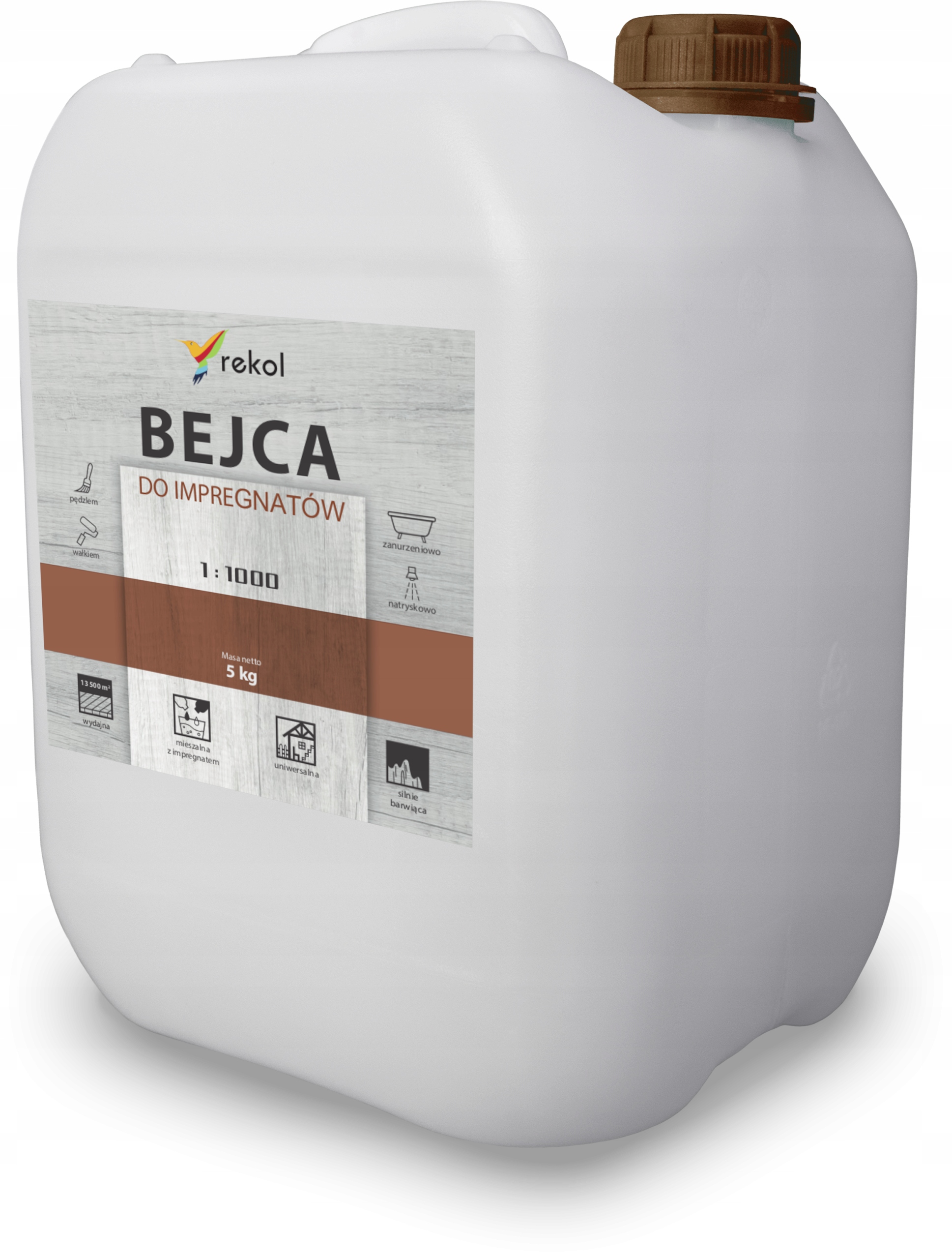 Rekol Bronzové Mořidlo 5 Kg Na Dřevo, Impregnace Odolná Vůči Slunci