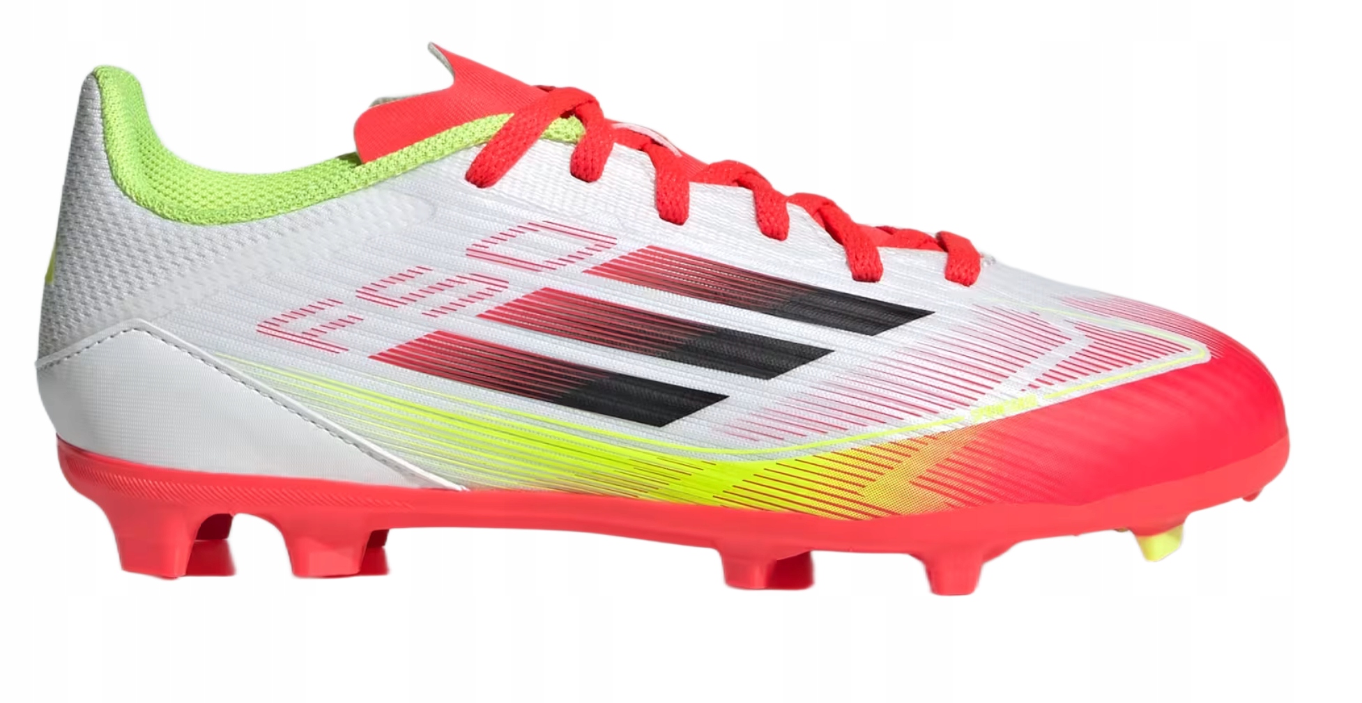 Dětské fotbalové boty Adidas F50 League Fg/mg IE3747 bílé 33 Eu
