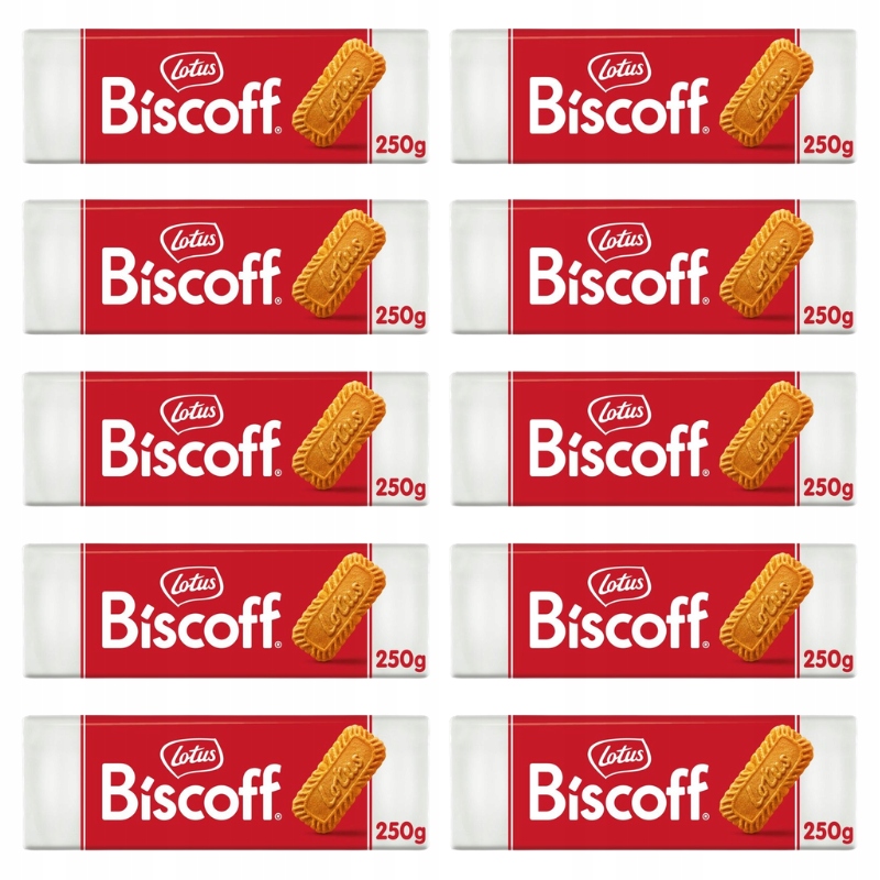 Levně 10 x Sušenky Biscoff 250 g Lotus