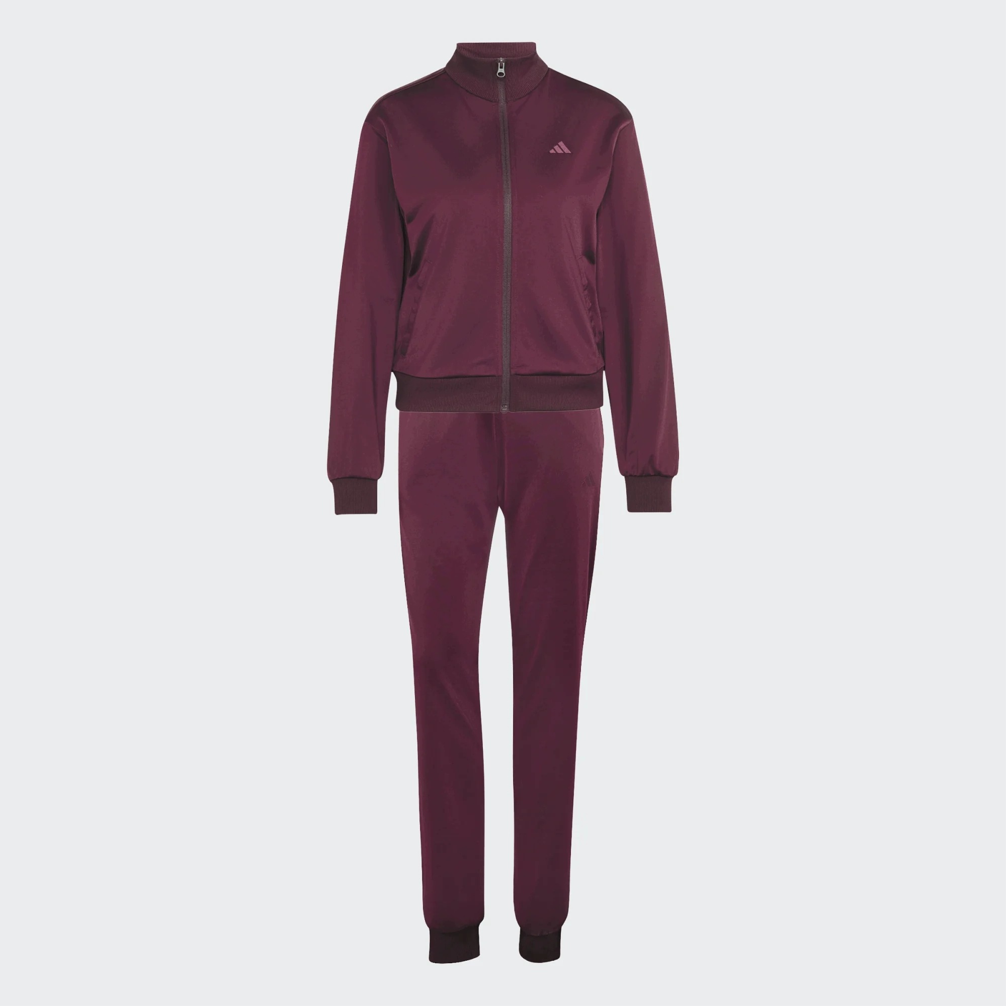 Teplákovka Dámský Adidas Sportovní Burgundský komplet Mikina a kalhoty KQ7582 vel. Xs