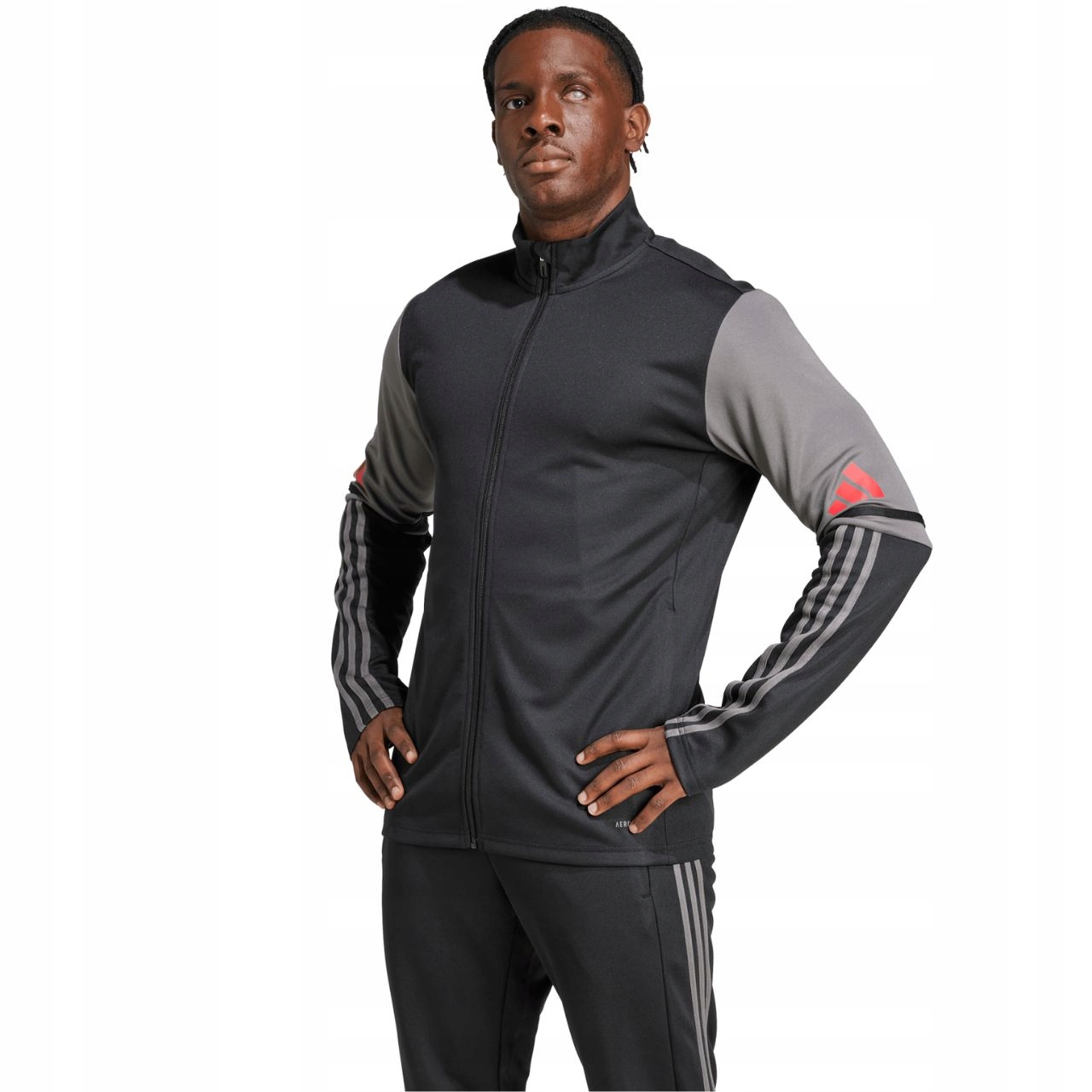 Pánská mikina adidas Squadra 25 Training černo-šedá JD1630 .XL