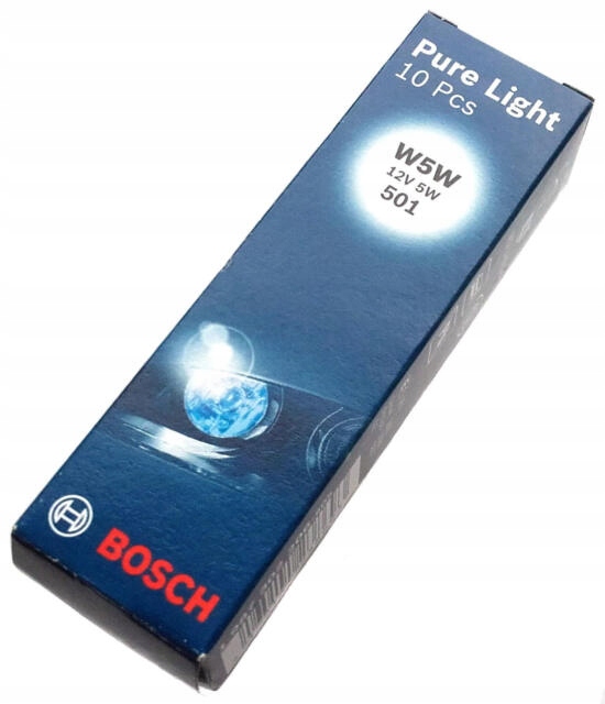 

10 X Żarówki W5W Bosch 12V 5W Pure Light