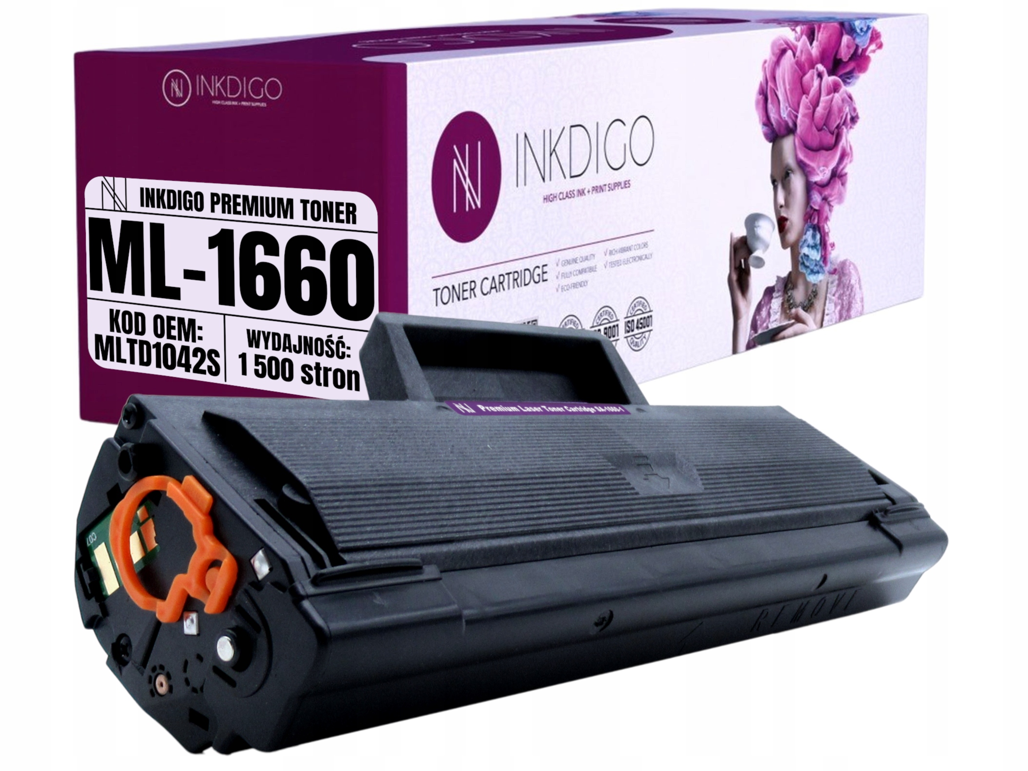 Zamiennik XXL ML-1660 - Toner do SAMSUNG ML1660 SCX-3200 ML1665 MLT-D1042S