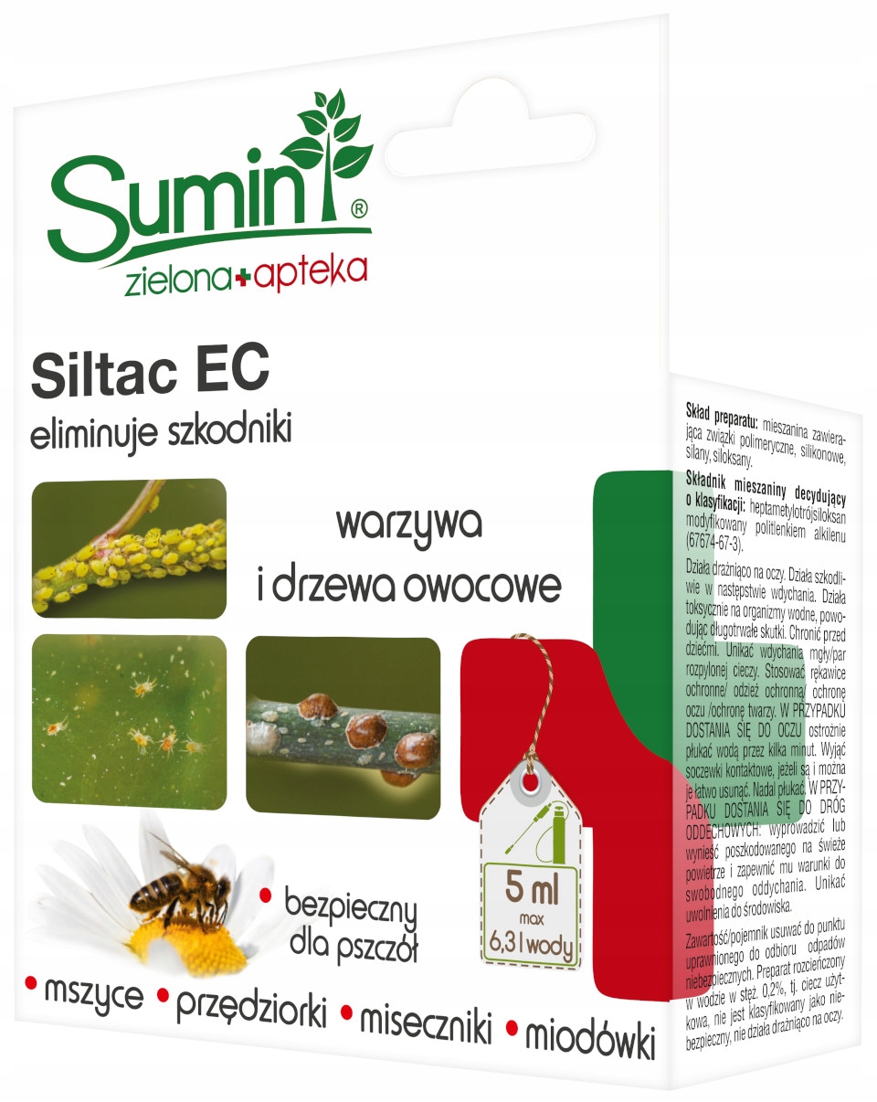 

Sumin Siltac Ec zwalcza przędziorki mszyce 5 ml