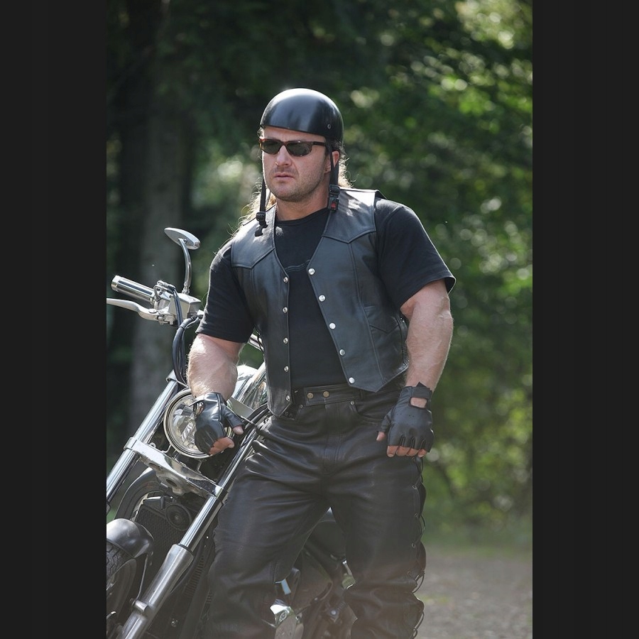 KAMIZELKA SKORZANA Z ORLEM PL KM002 Manufacturer catalog number KM002 S