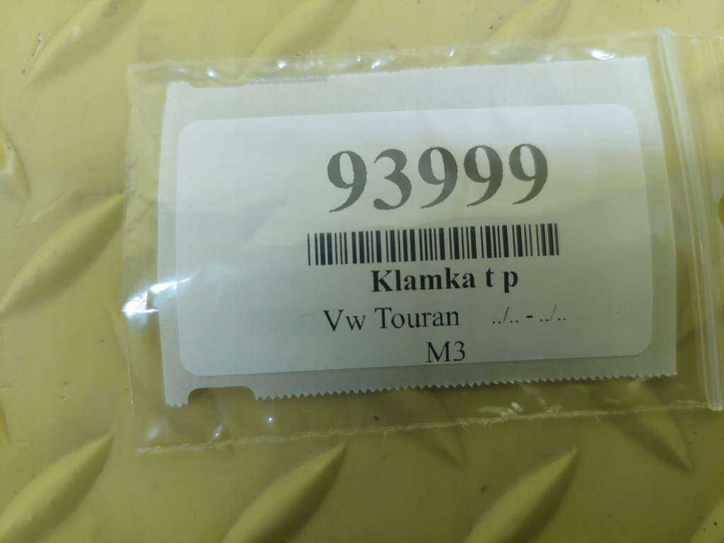 VW TOURAN and handle right rear part