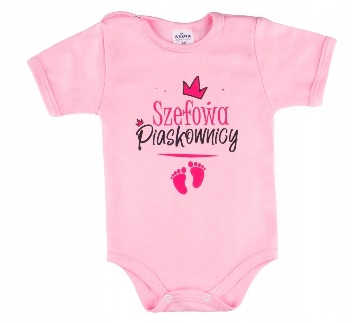 

Body krótki rękaw Szefowa Piaskownicy - r. 80