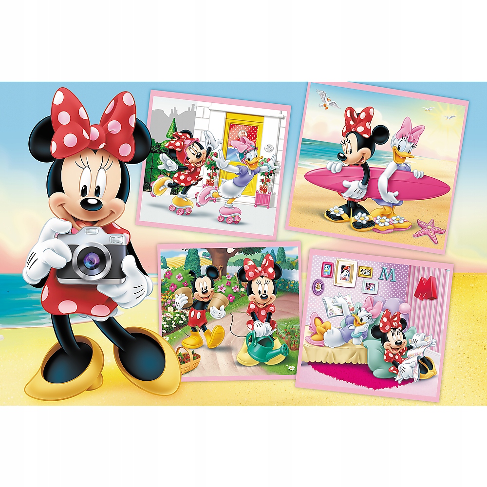 PUZZLE 60 UKŁADANKA DLA DZIECI MYSZKA MIKI MICKEY MINNIE DAISY 4+ TREFL