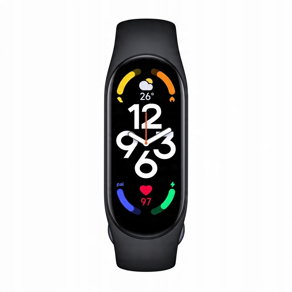 

Smartwatch Xiaomi Mi Band 7 w kolorze czarnym
