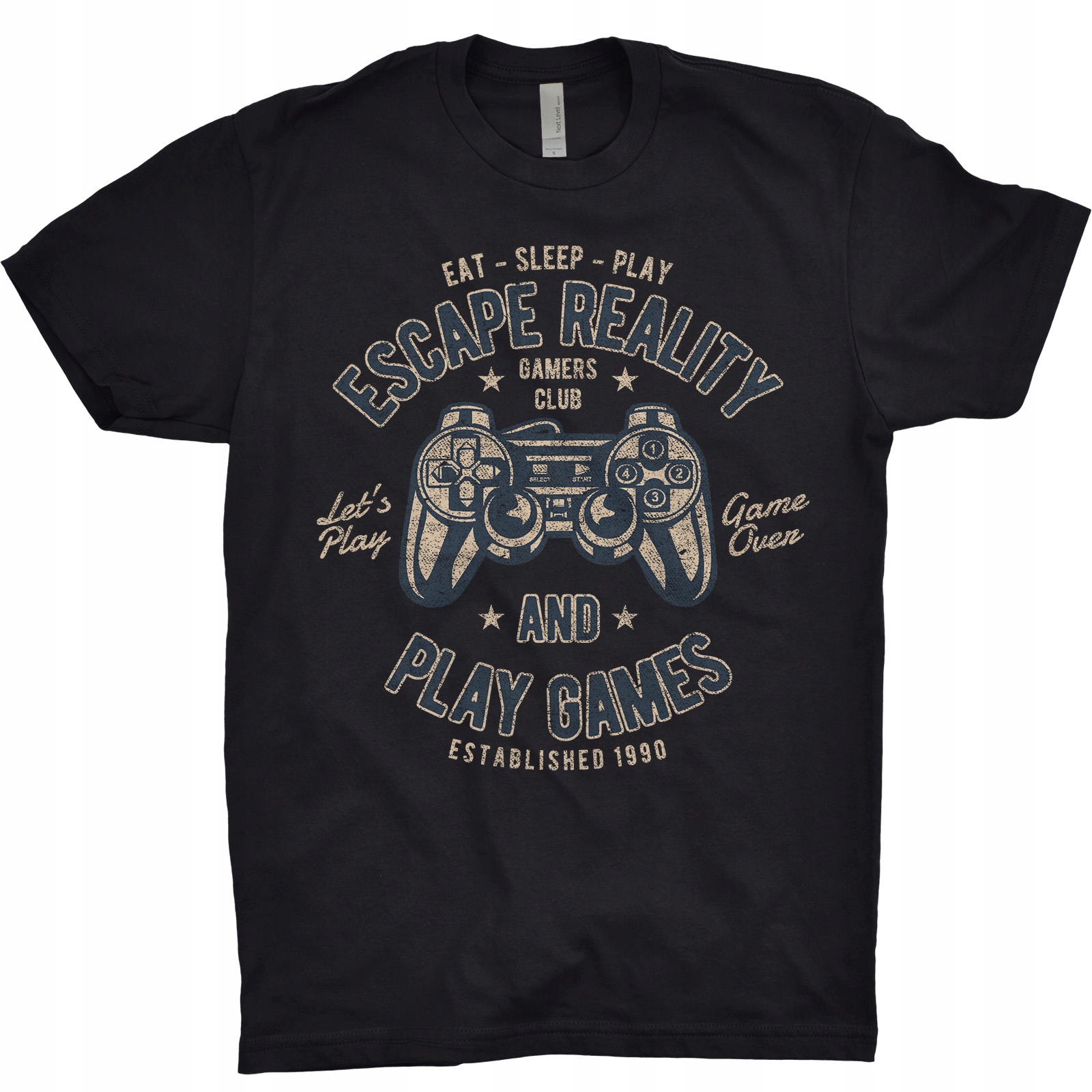 

Eat Sleep Play Koszulka Kontroler Pad Gry Gracz