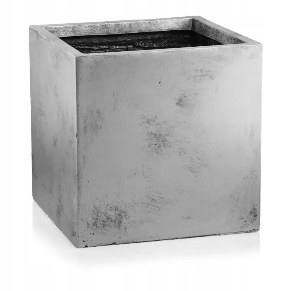 

Srebrna Donica Ceramiczna Kwadrat 50x50 cm