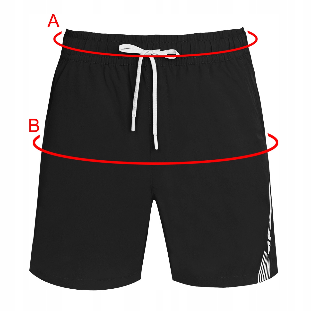 SPODENKI MĘSKIE 4F SZORTY M194 KĄPIELOWE PLAŻOWE KĄPIELÓWKI NA BASEN L Zapięcie wiązanie