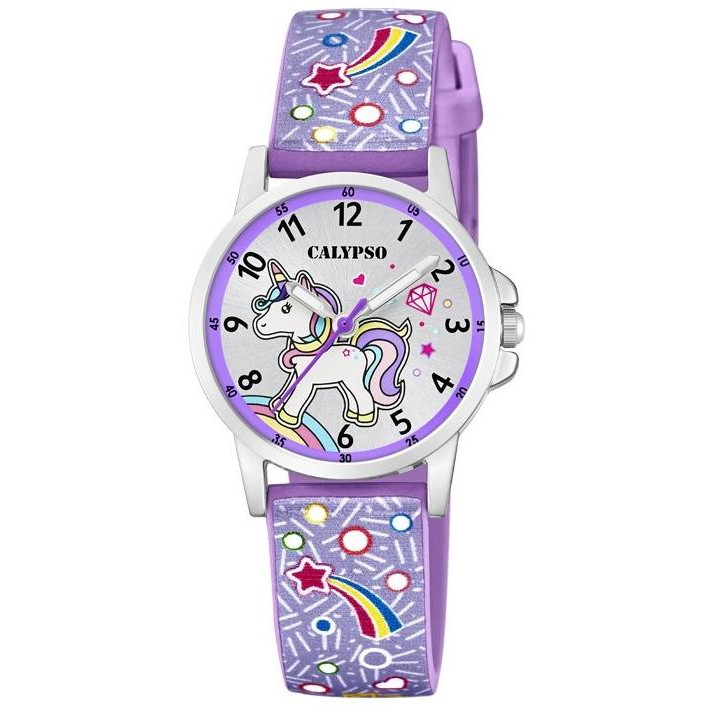 Dětské hodinky Calypso K5776-6 fialový řemínek