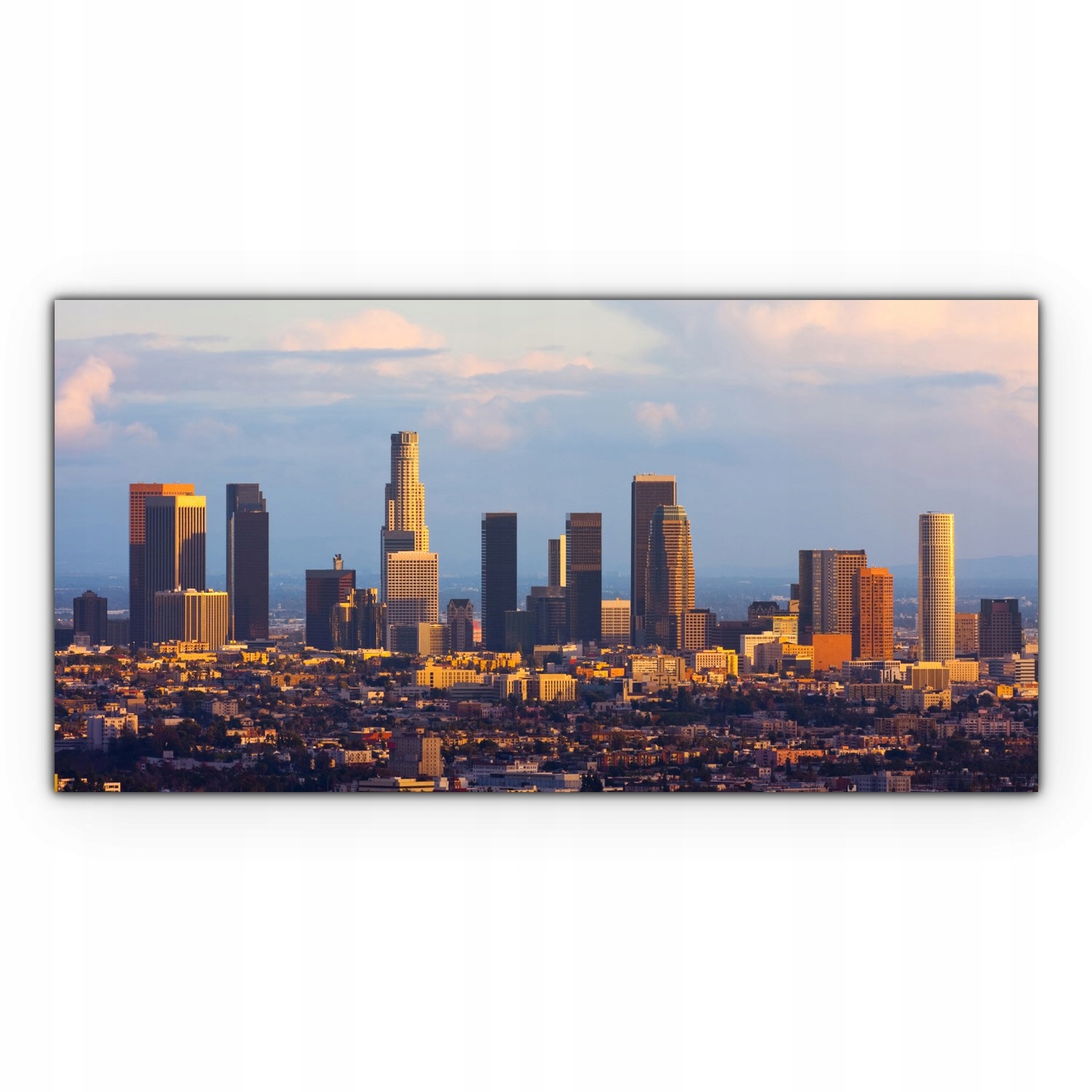 Canvas na nástěnném rámu 120x60 Los Angeles Centrum
