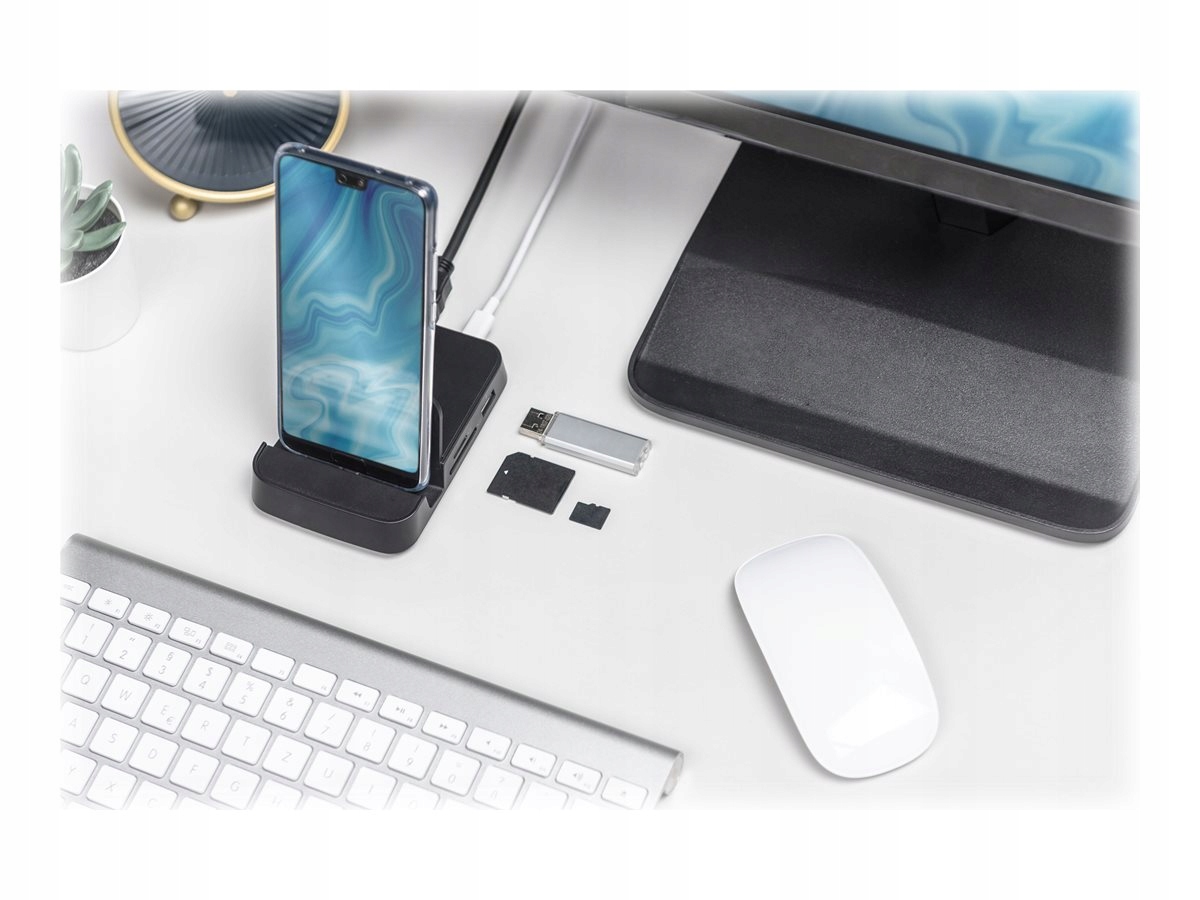 Digitus Docking Station for smartphones Kolor czarny