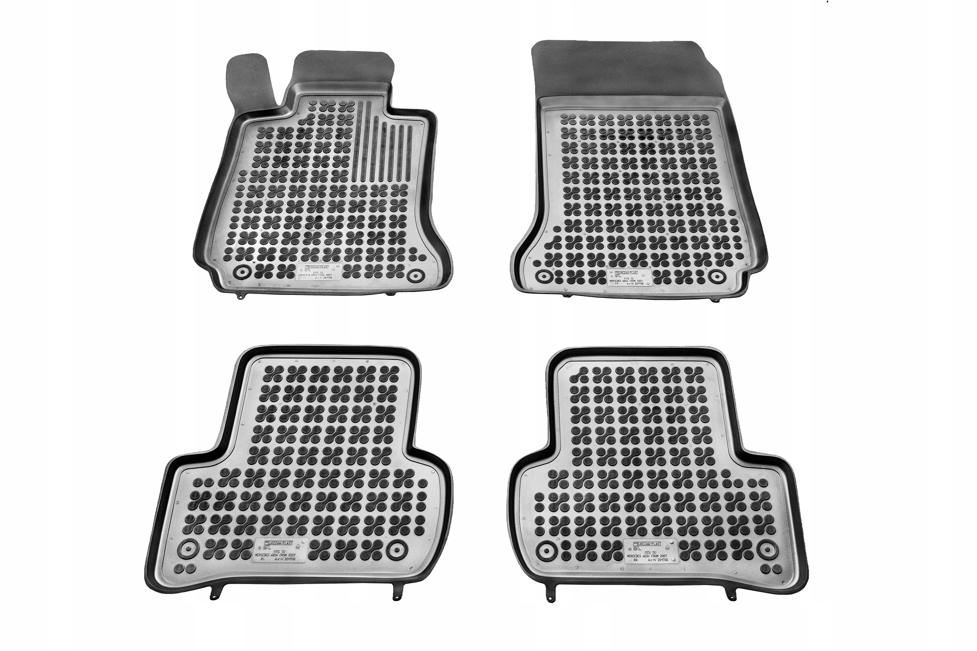 Коврики резиновые MERCEDES W204 C-КЛАС 2007-2014