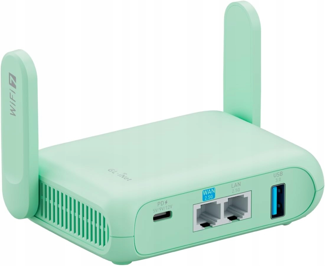 Cestovný router GL.iNet GL-MT3600BE (Beryl 7) Wi-Fi 7 2,5G Vpn
