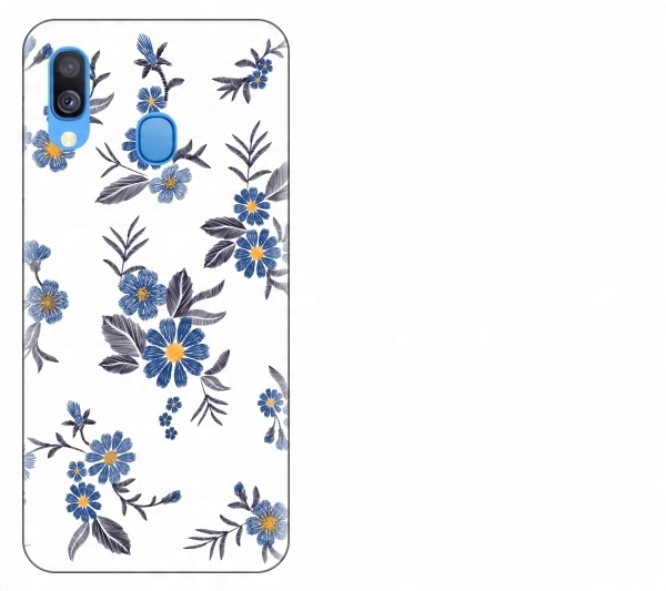 

Etui pokrowiec Samsung Galaxy A40 Floral kwiaty