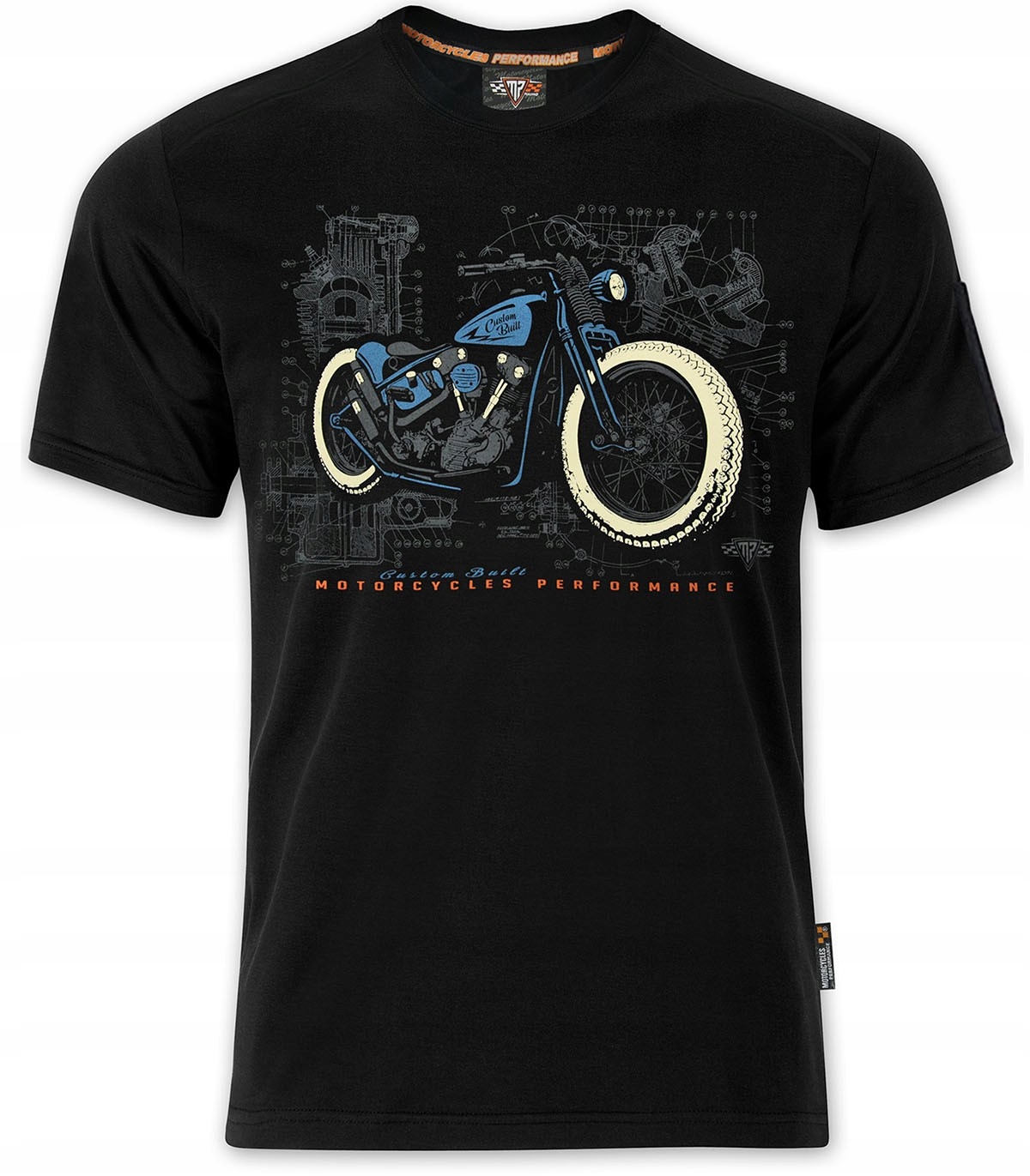 

T-shirt koszulka motocyklowa chopper męska Usa XXL