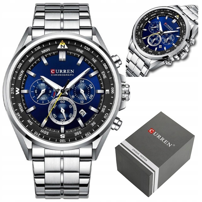 

Zegarek Męski Curren Ronson chronograf Grawer