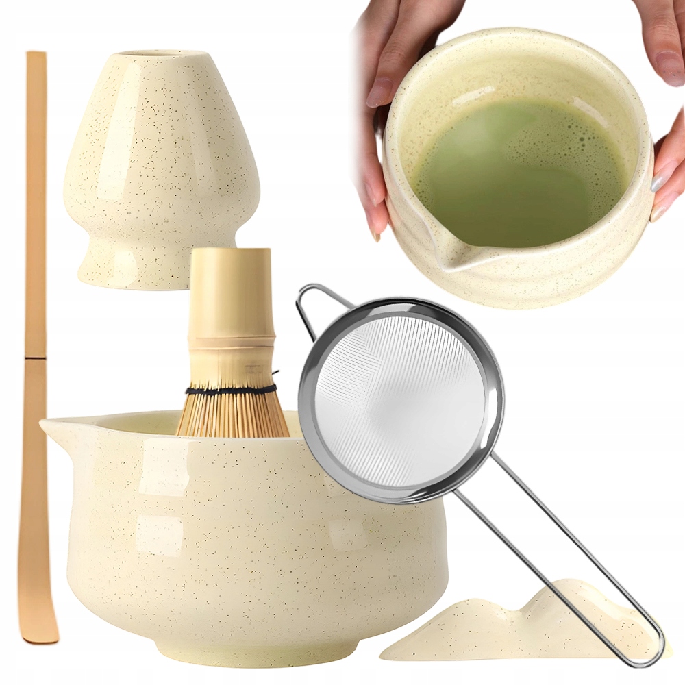 Zestaw Do Matchy, Zestaw Do Herbaty Matcha, Zestaw Do Matchy Miska Matcha