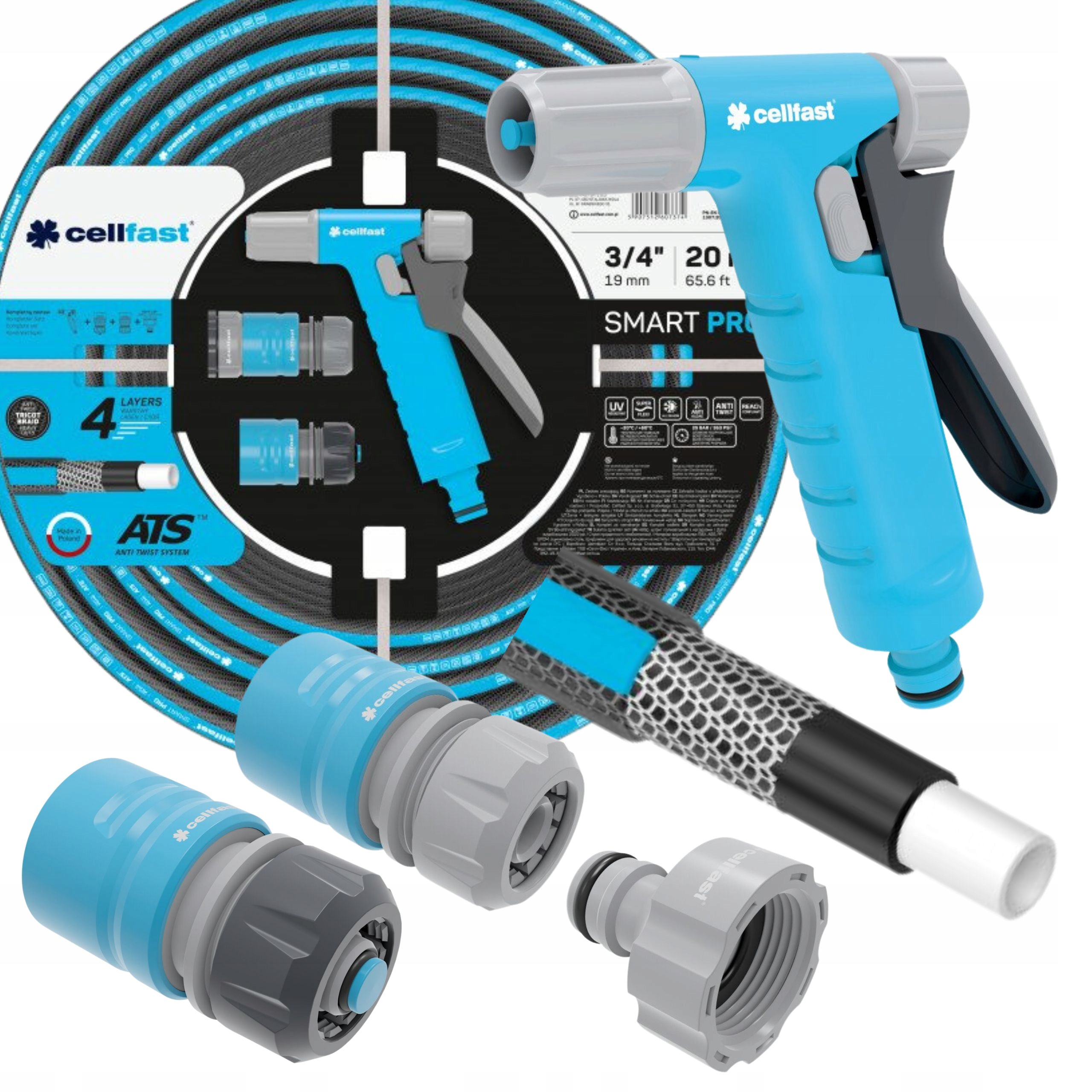 

Zestaw Zraszający Cellfast Smart Pro 20m 3/4''