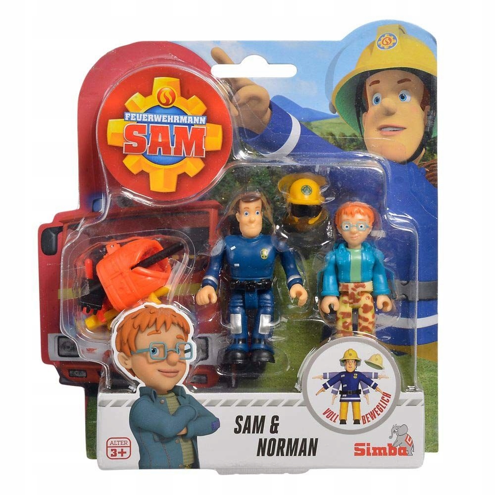 

Strażak Sam Figurki Sam I Norman +akcesoria Simba