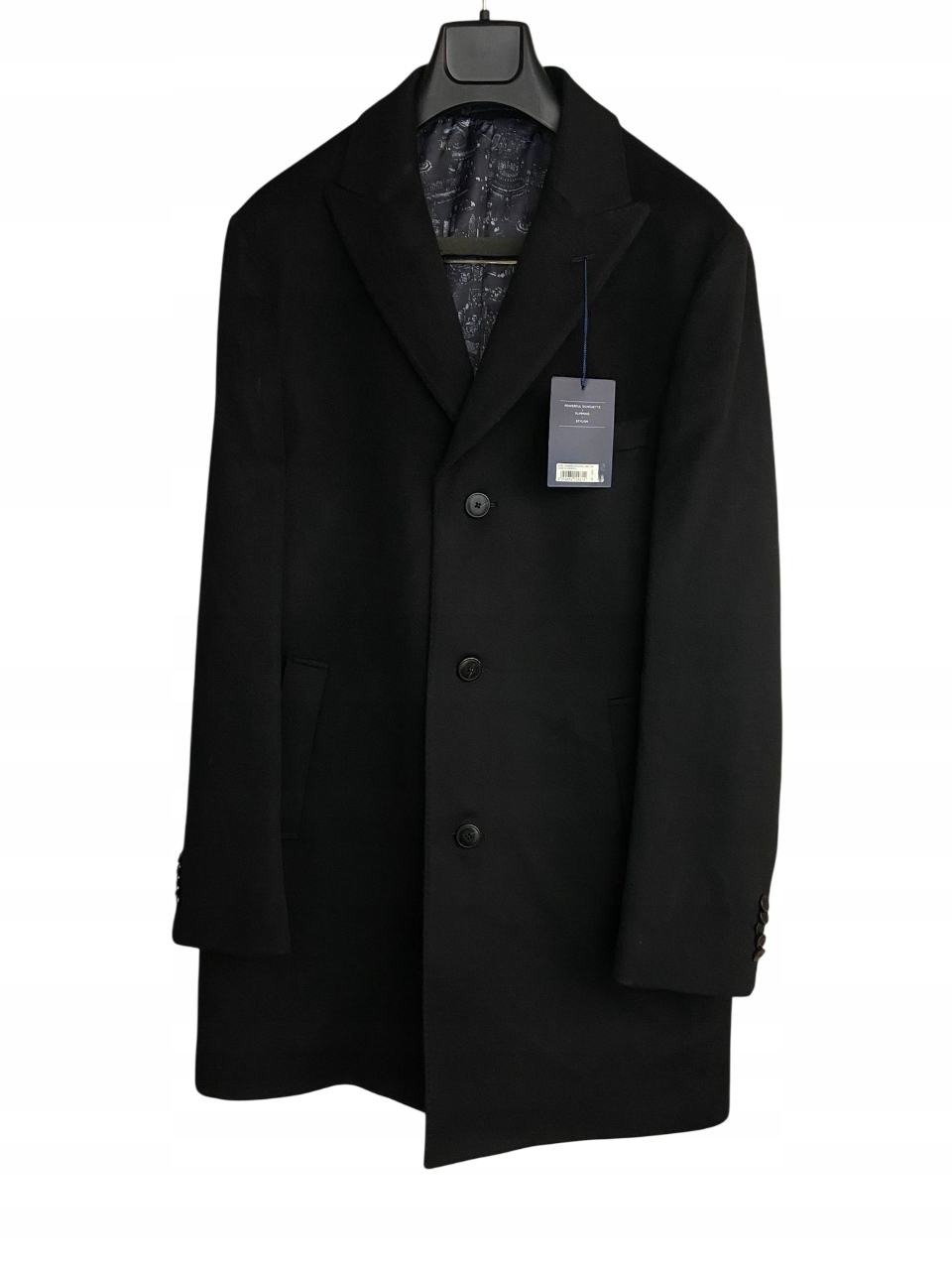 T.m Lewin Chamberlain Plain Blk Vlna 40R