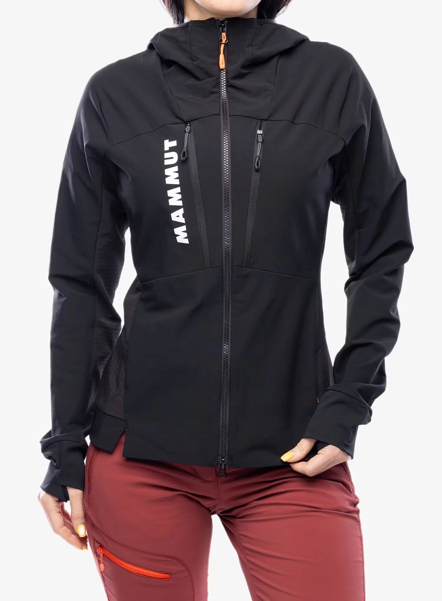 Dámská softshellová bunda Mammut Aenergy So Hybrid Hooded Jacket černá Xs