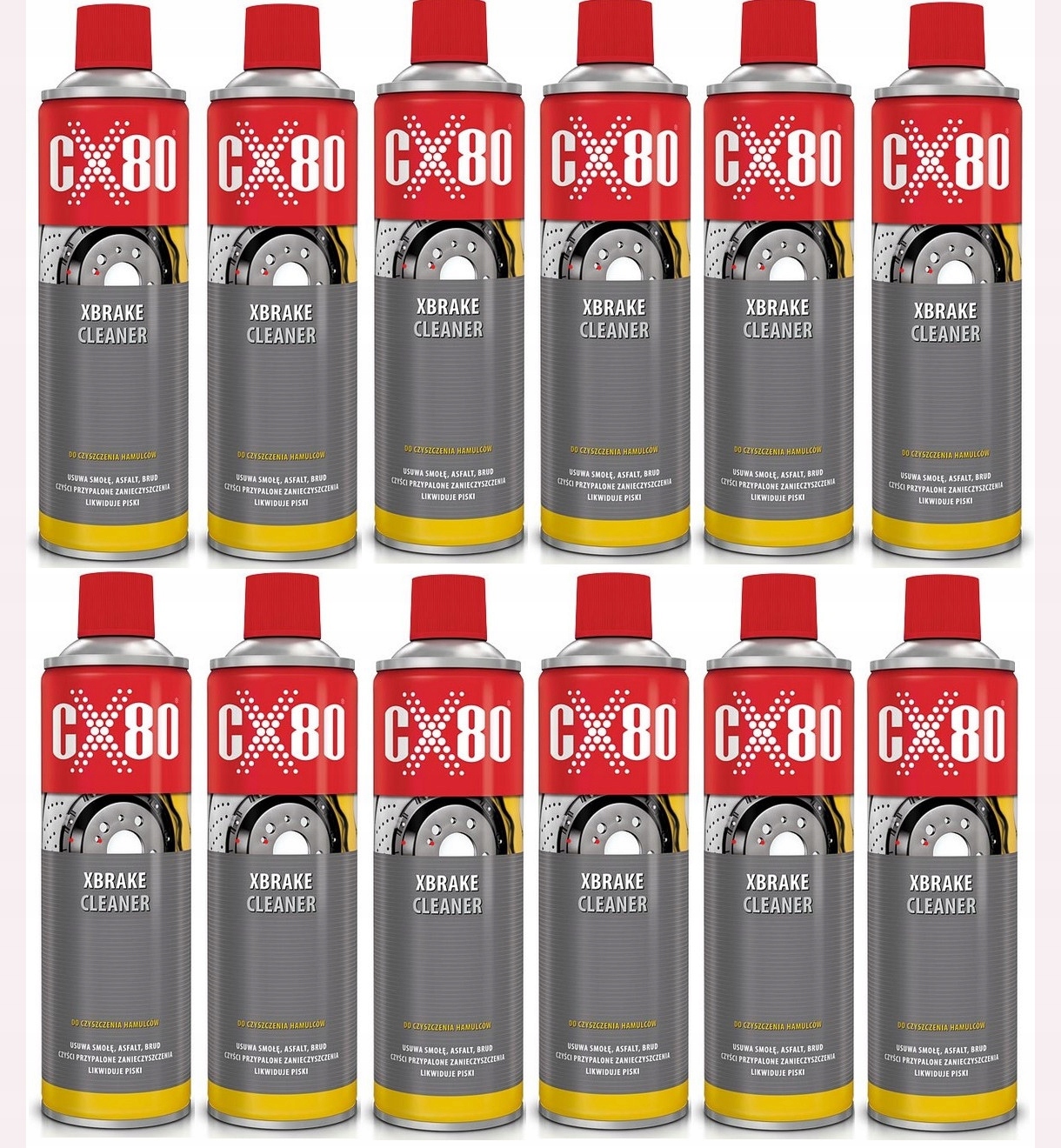 CX-80 очиститель тормозов 600 мл 12X