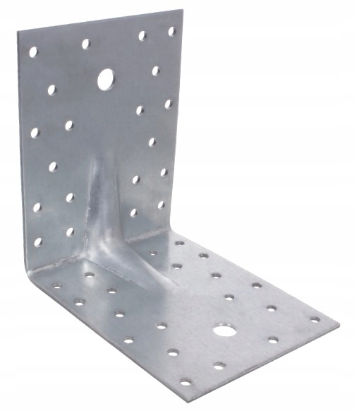 Úhelník Zesílený Spojovací 130x130x100x2,5mm 50 Ks Tesařský Prolisovaný
