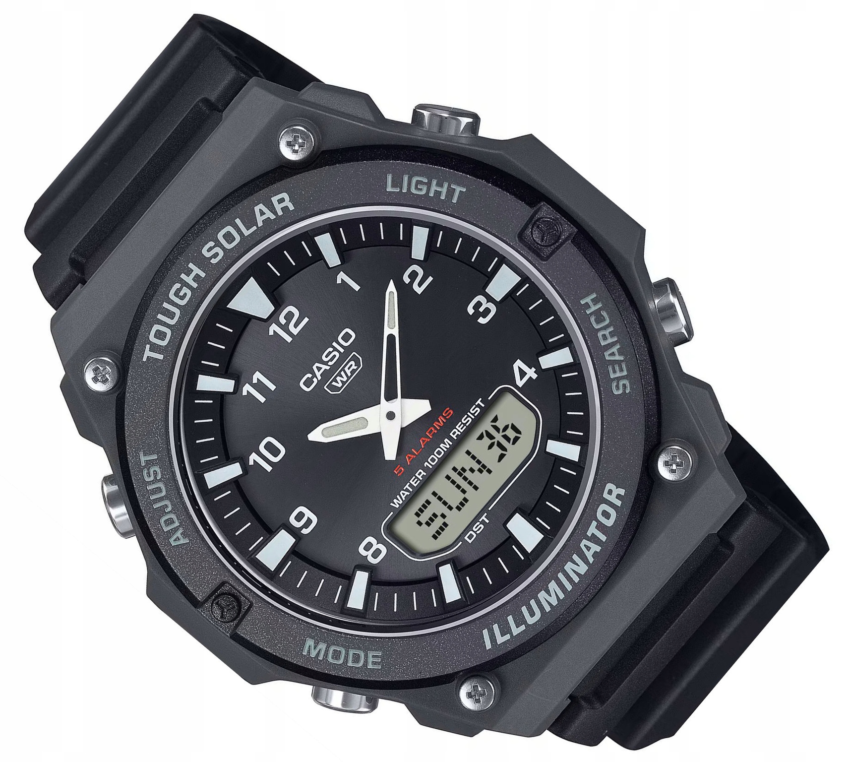 Mládežnické Vodotěsné Hodinky Casio Solární Baterie AQ-S820W -1AVEF