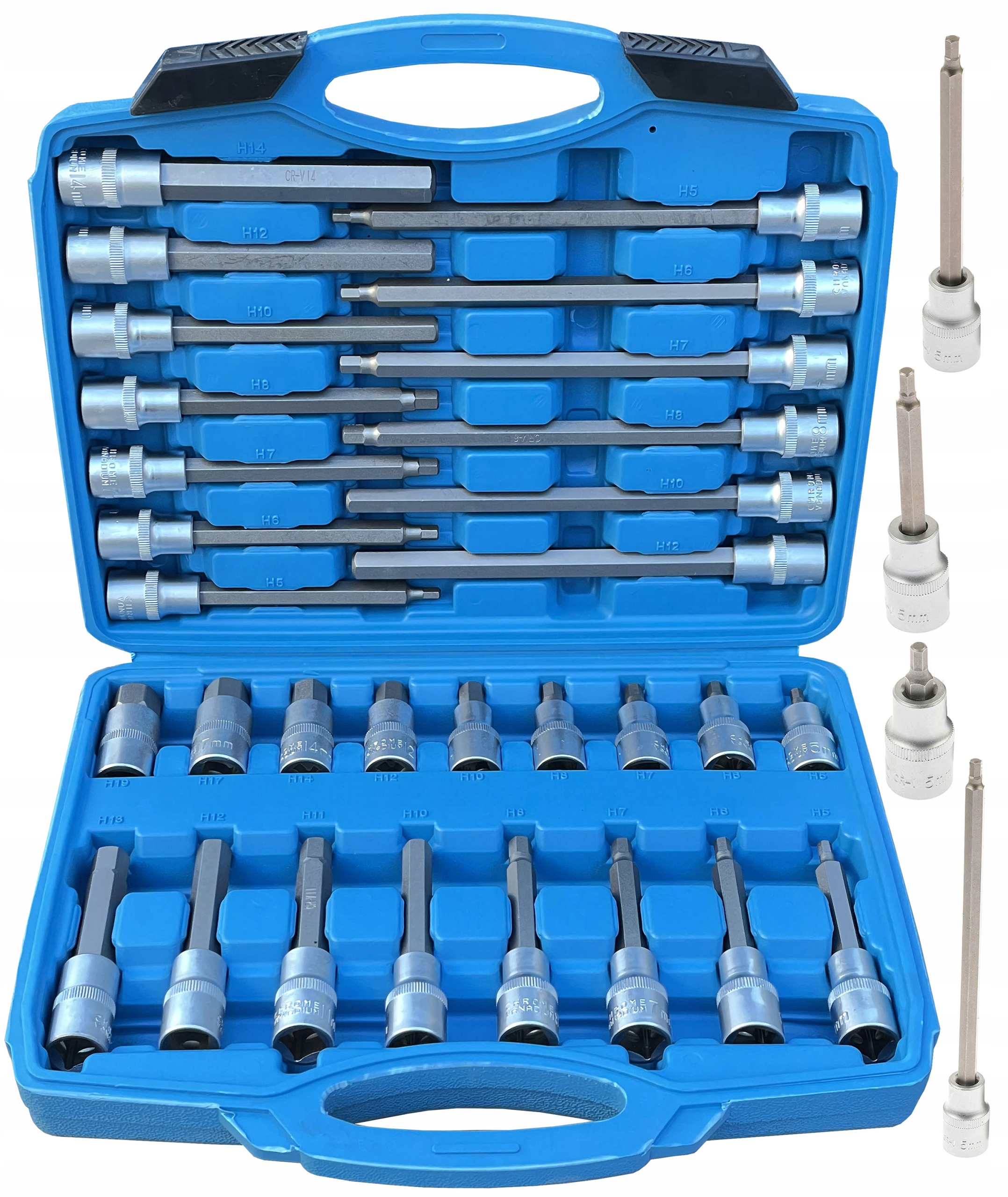 ZESTAW IMBUS HEX NASADKI NASADKA 1 2 H5 19 30 EL