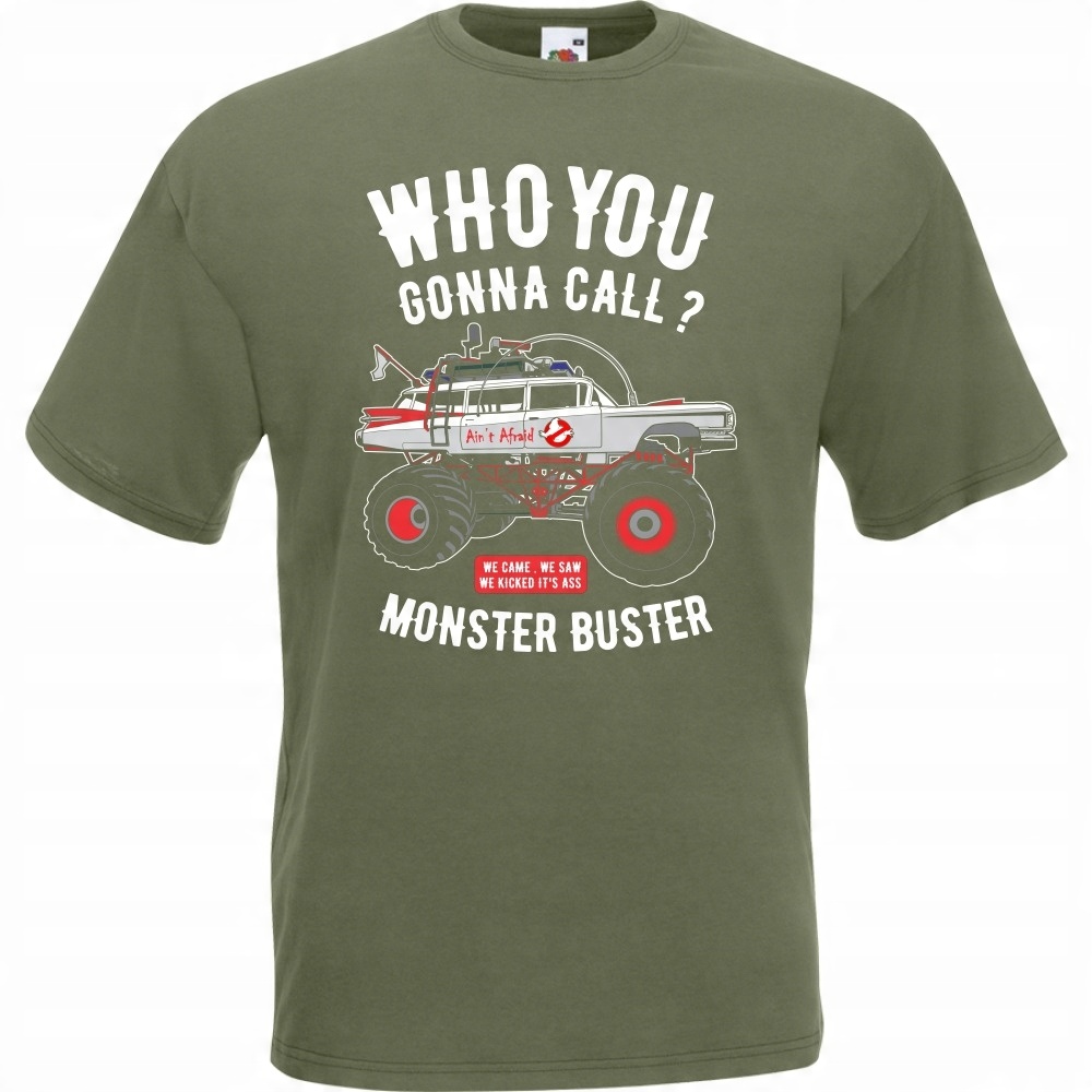 

Koszulka monster truck buster auto M oliwkowa