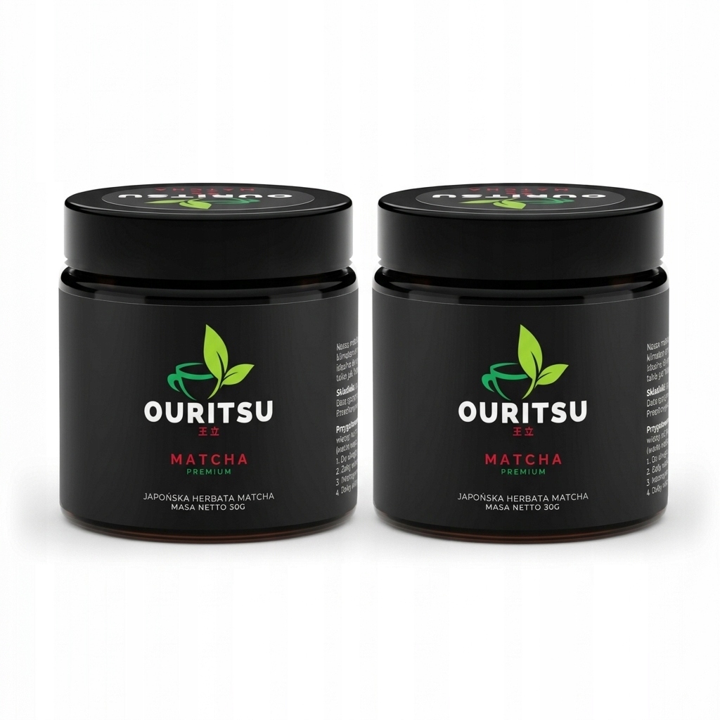 Matcha japońska zielona herbata proszek do latte Premium 60g (2x30g)