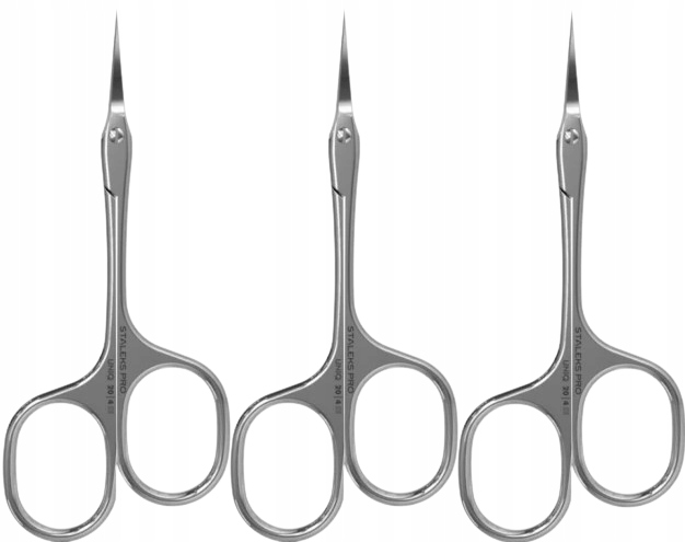 Profesionální nůžky na kůži Asymmetric Uniq 20 Type 4 Staleks 3 kusy