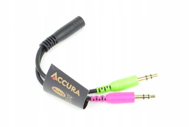 

Kabel Adapter 2 x Mini Jack 3,5 mm Audio 4 Pin