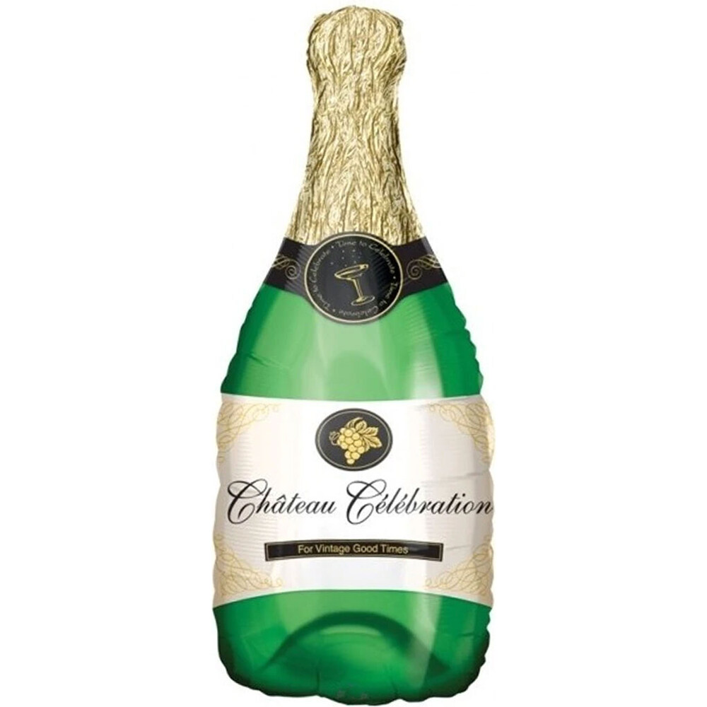 

Balon foliowy urodzinowy Szampan Chateau 36 cm