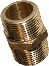 

Nypel Mosiężny Długi 1/2 L=37mm Gwint Zewnętrzny