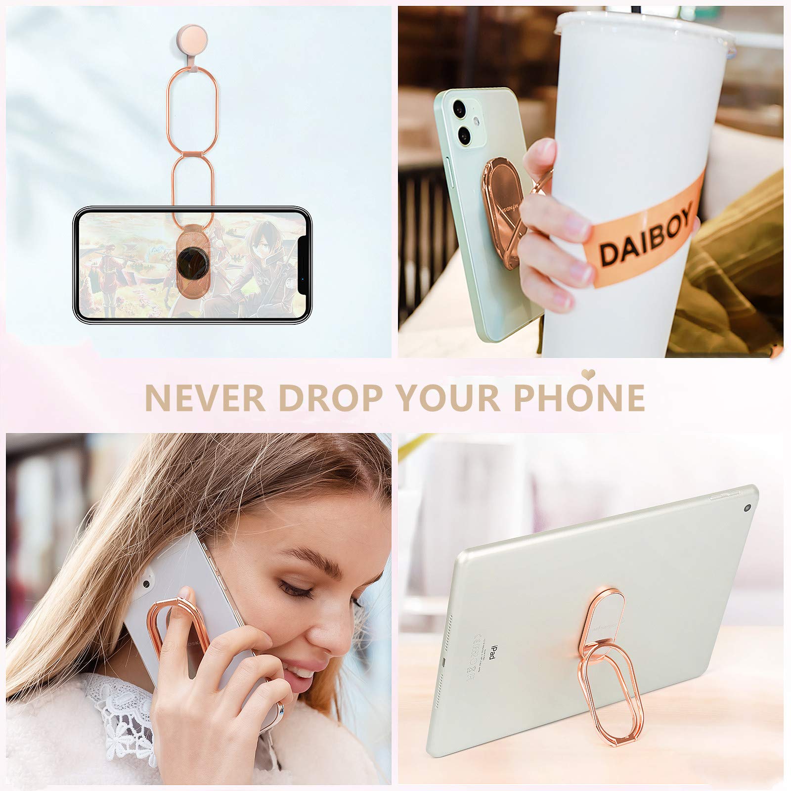 MINDSKY Uchwyt Na Telefon 360 Stopni Obrotowy Ultradźwiękowy Stojak — miniatura 2