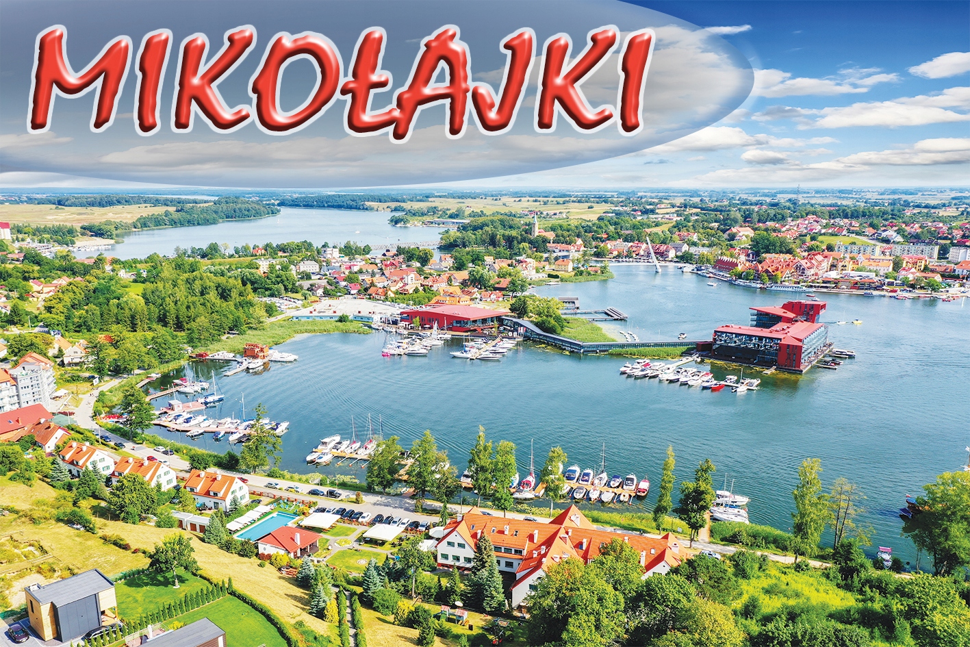 

Magnesy na lodówkę miasta - Mikołajki