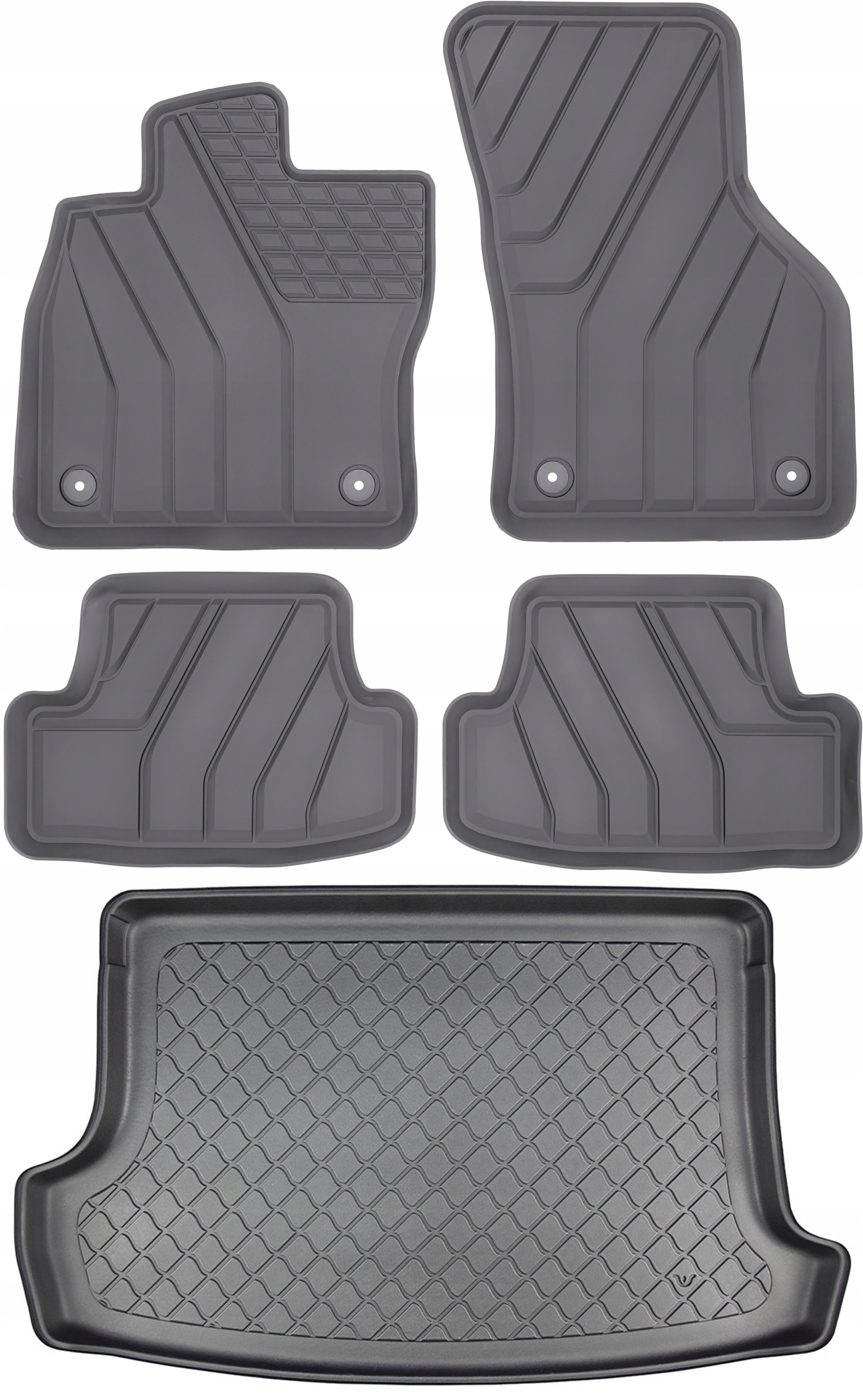 Volkswagen T-Roc Suv 5D 2017- Sada Gumové rohože rohož