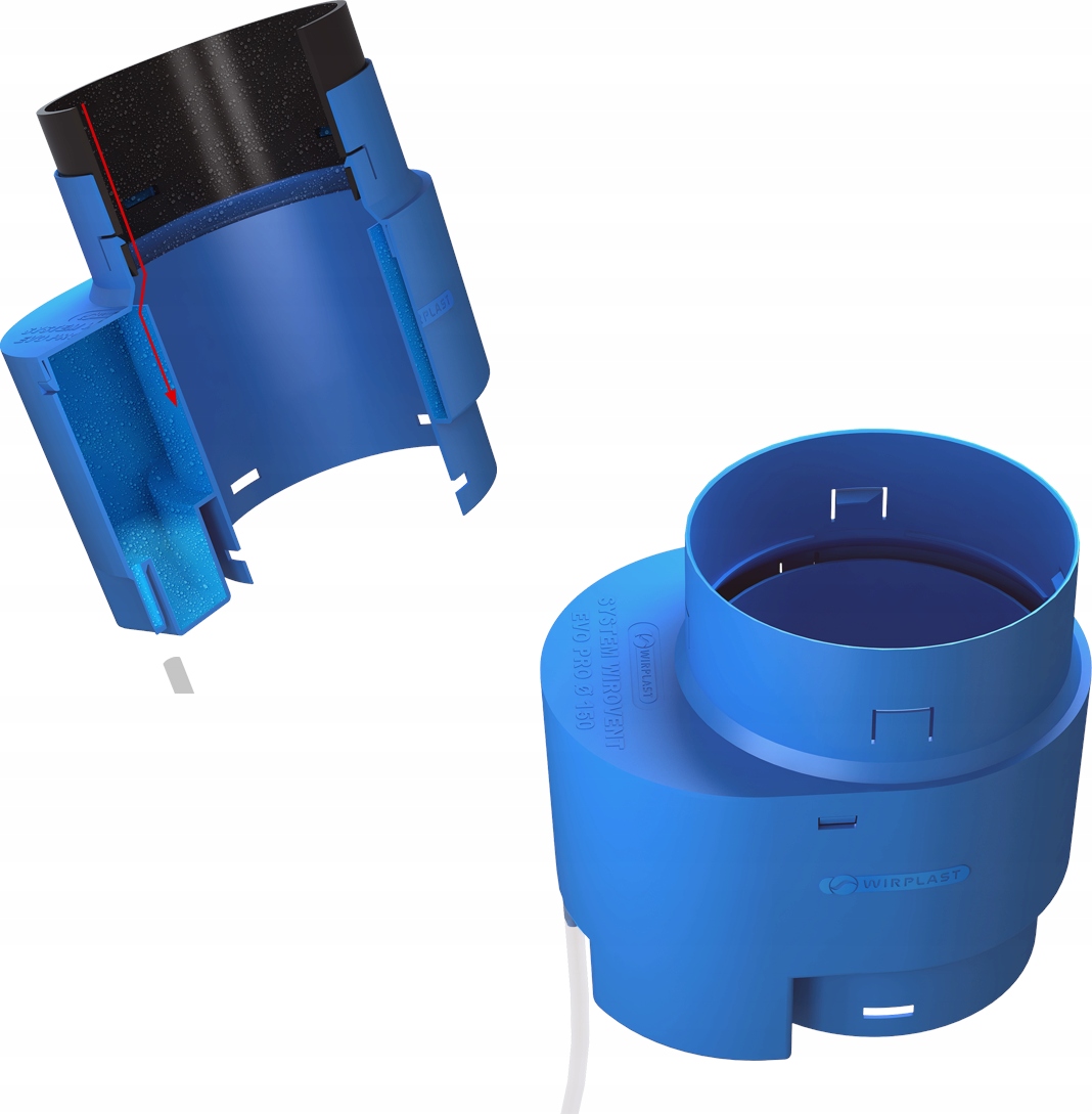 Kondenzátor Ø150 Pro Systémy Potrubí Ventilačních Krbů