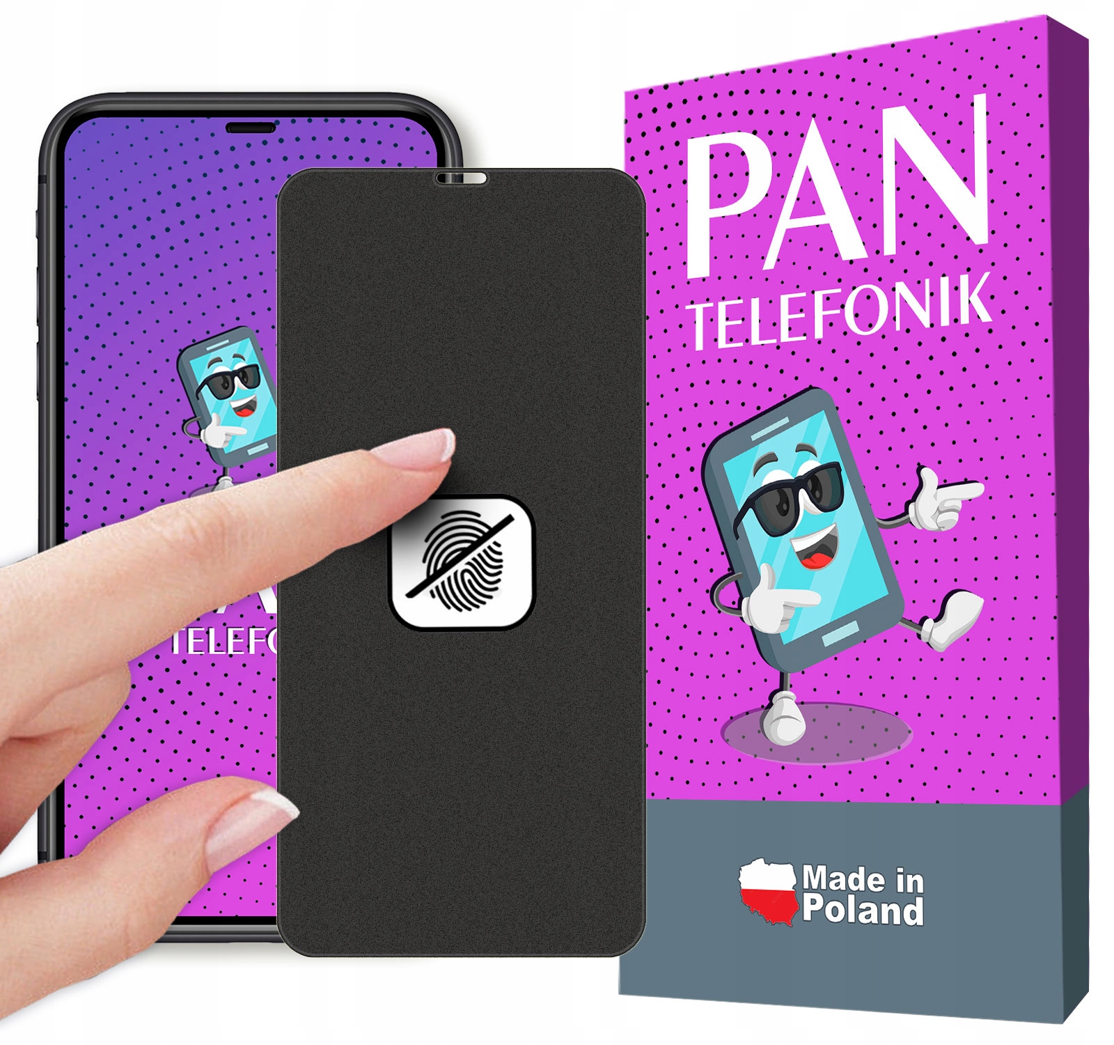 NAJLEPSZA FOLIA 5D MATOWA DO APPLE IPHONE 11 CAŁY EKRAN ORYGINAŁ