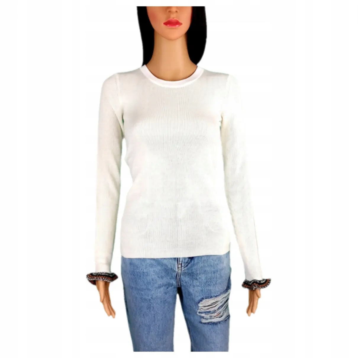 Svetr s ozdobným rukávem Pinko M